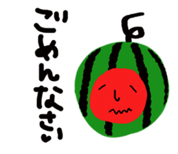 Mutter of a watermelonchan. sticker #6644143