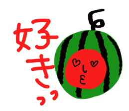 Mutter of a watermelonchan. sticker #6644148