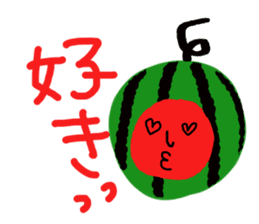 Mutter of a watermelonchan. sticker #6644148