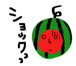 Mutter of a watermelonchan. sticker #6644150