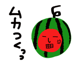Mutter of a watermelonchan. sticker #6644151