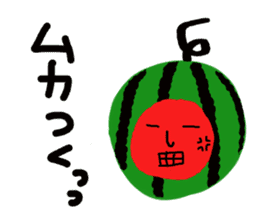 Mutter of a watermelonchan. sticker #6644151