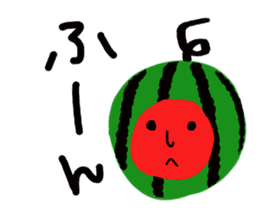 Mutter of a watermelonchan. sticker #6644153