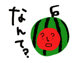 Mutter of a watermelonchan. sticker #6644154
