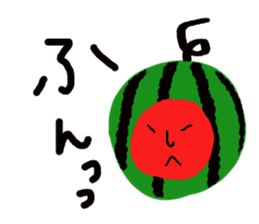 Mutter of a watermelonchan. sticker #6644159