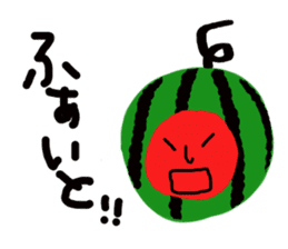 Mutter of a watermelonchan. sticker #6644161