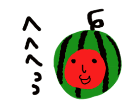 Mutter of a watermelonchan. sticker #6644169