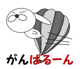 Japanese jokes of a cool rabbit sticker #6644311