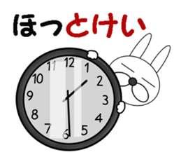 Japanese jokes of a cool rabbit sticker #6644324