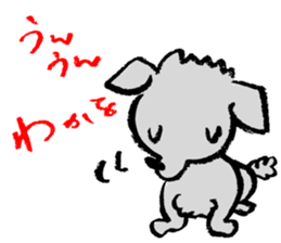 Rock the short-haired poodle sticker #6644766
