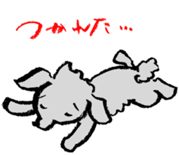 Rock the short-haired poodle sticker #6644768