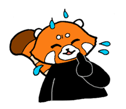 Red panda days 2(Japanese) sticker #6644937