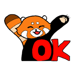Red panda days 2(Japanese) sticker #6644941