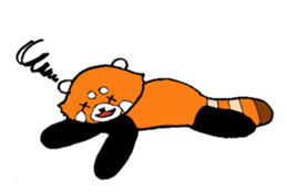 Red panda days 2(Japanese) sticker #6644943