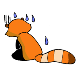 Red panda days 2(Japanese) sticker #6644944