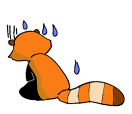 Red panda days 2(Japanese) sticker #6644944