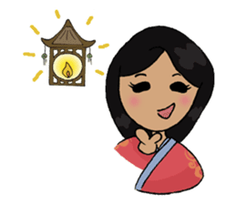 Lady of Han Dynasty sticker #6645029