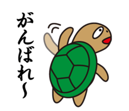 Samurai rabbit and tortoise sticker #6646126
