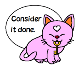 The fortune Sticker of kitten(e). sticker #6647417