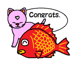 The fortune Sticker of kitten(e). sticker #6647421