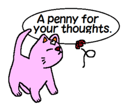 The fortune Sticker of kitten(e). sticker #6647424