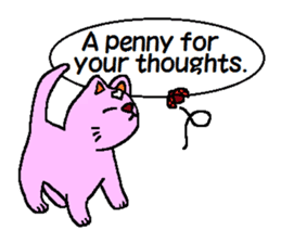 The fortune Sticker of kitten(e). sticker #6647424