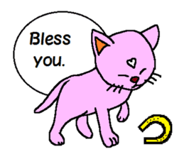 The fortune Sticker of kitten(e). sticker #6647450
