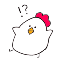 Chicken of some kind of fans2 sticker #6647602