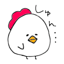 Chicken of some kind of fans2 sticker #6647632