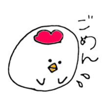 Chicken of some kind of fans2 sticker #6647635