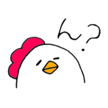 Chicken of some kind of fans2 sticker #6647646