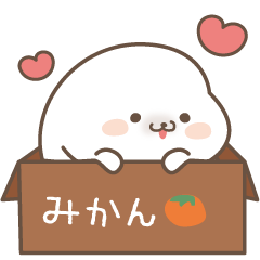 Sticker of a cute seal.3