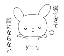 War of Mr. rabbit sticker #6649077