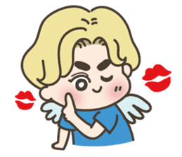 angel boy 'hoi' sticker #6649402