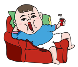 I'm not fat, just a lot of meat sticker #6650271