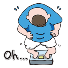 I'm not fat, just a lot of meat sticker #6650276