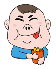 I'm not fat, just a lot of meat sticker #6650281