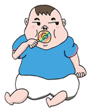 I'm not fat, just a lot of meat sticker #6650294