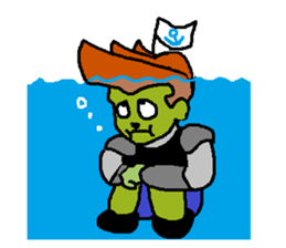 Giant robot that suffered the Earth sticker #6650305