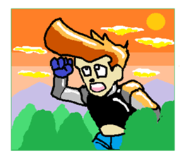 Giant robot that suffered the Earth sticker #6650306