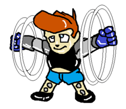 Giant robot that suffered the Earth sticker #6650312