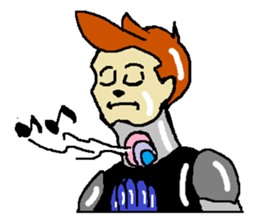 Giant robot that suffered the Earth sticker #6650318