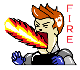 Giant robot that suffered the Earth sticker #6650331