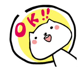 white cat&blac kcat sticker #6650536