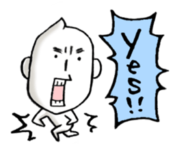 JAPAN RICE GRAIN MAN sticker #6651017