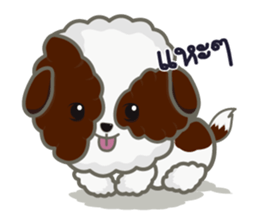 Kaitoon cute dog sticker #6651376
