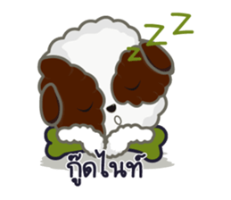 Kaitoon cute dog sticker #6651377