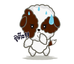 Kaitoon cute dog sticker #6651378