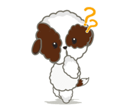 Kaitoon cute dog sticker #6651381