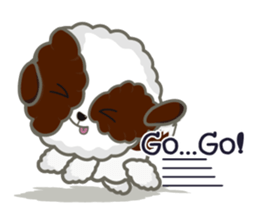 Kaitoon cute dog sticker #6651382